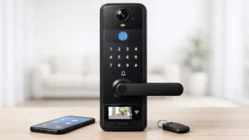 Desempenho turbinado: 3 Fechaduras Eletrônicas Digitais Biométricas Com Câmera Wi-Fi para Sua Segurança