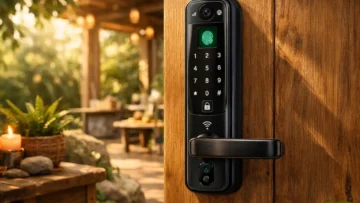 Desconto exclusivo: 3 Fechaduras Eletrônicas Digitais Biométricas com Câmera WiFi