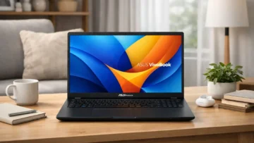 Som imersivo: 3 Notebooks ASUS VIVOBOOK GO 15 com áudio de qualidade