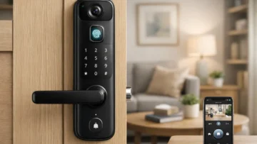 Descontos de até 50%: 3 Fechaduras Eletrônicas Digitais Biométricas com Câmera Wi-Fi em Oferta Especial