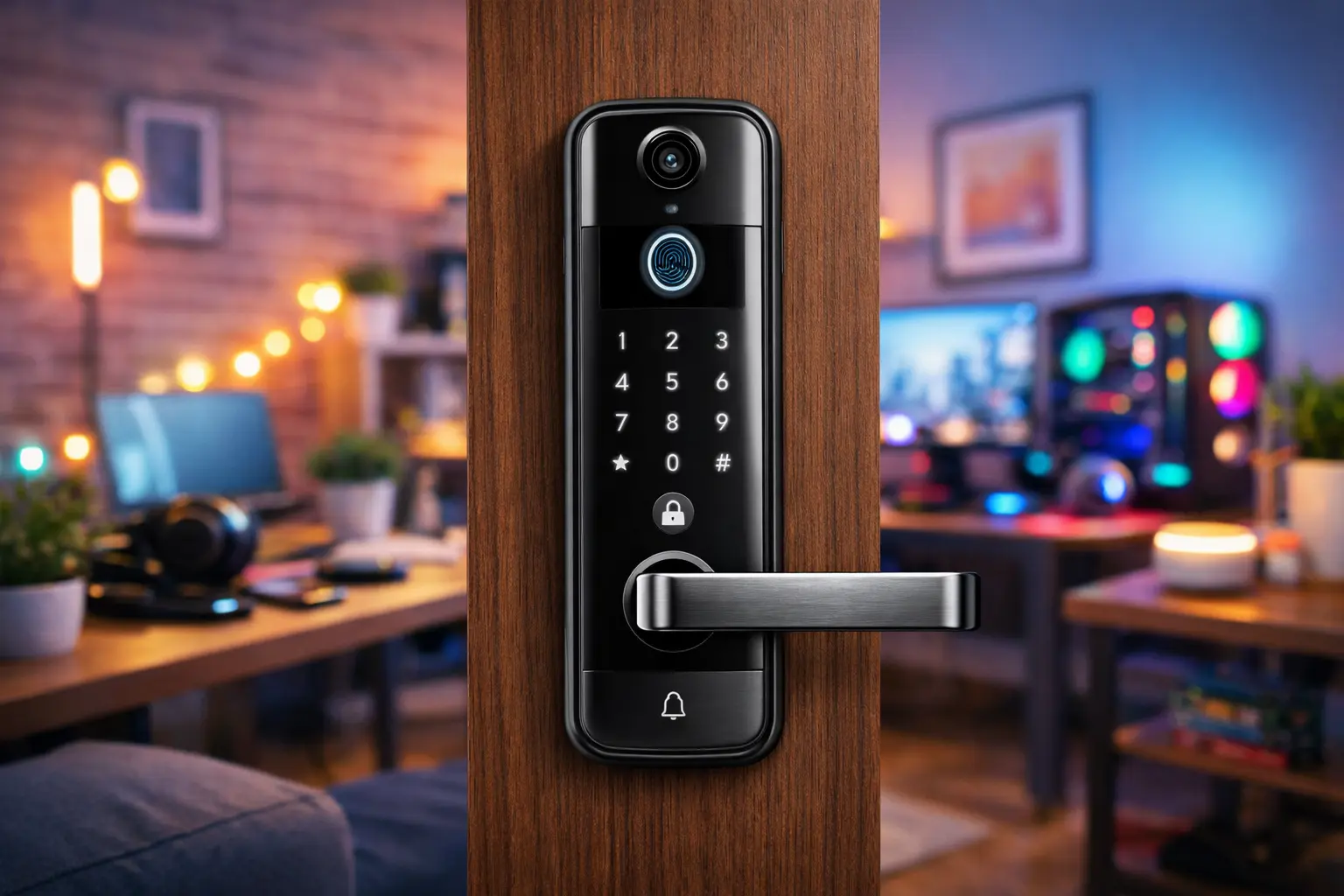 Prontos para 5G: 3 Fechaduras Eletrônicas Digitais Biométricas com Câmera Wi-Fi