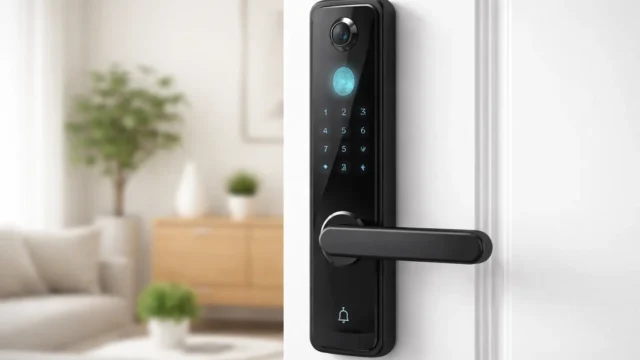 Fechadura Eletrônico Digital Biométrica Com Câmera Wifi, Controle do App Tuya barata e confiável para qualquer bolso