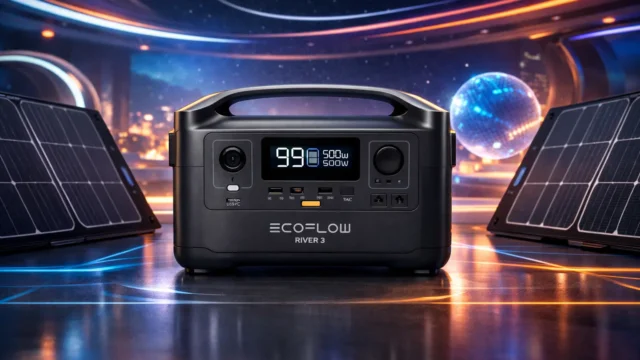 6 gerador solar Ecoflow river 3 com garantia e suporte