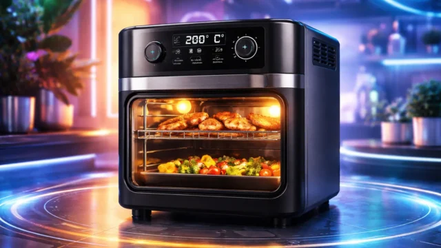 6 airfryer forno com design premium por preço justo