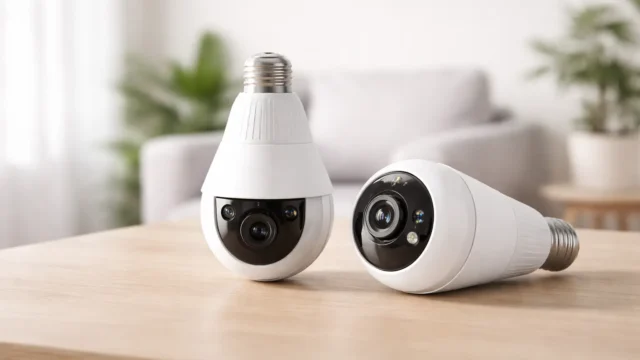 6 lâmpadas com câmera com desempenho turbinado para 01/24/2026 00:15:59