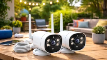 Melhor Kit 2 Câmeras de Segurança Externa com Visão Noturna 2026