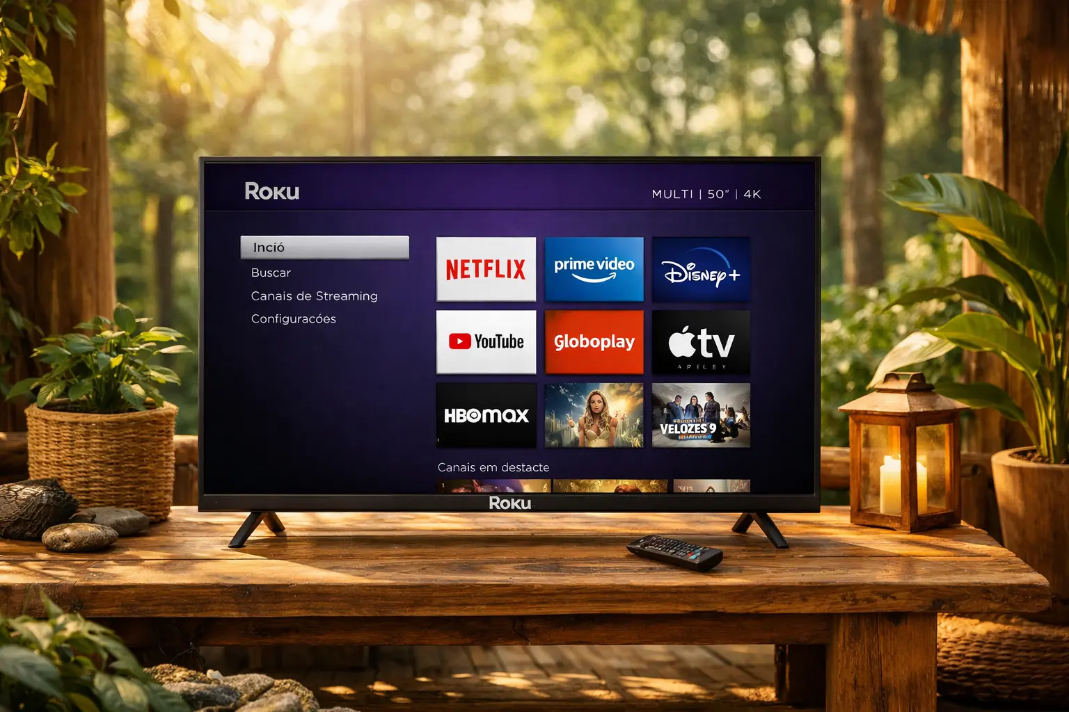 Custo‑benefício: 6 Smart TVs Roku Multi 50" 4K por menos de R$2.100 em 01/28/2026 10:46:30