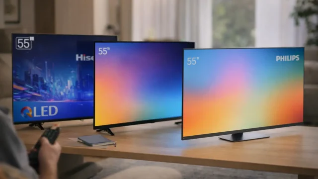Smart TV 55: 3 opções por perfil para decidir com clareza