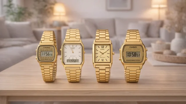 Relógio Casio dourado feminino: 4 opções por estilo