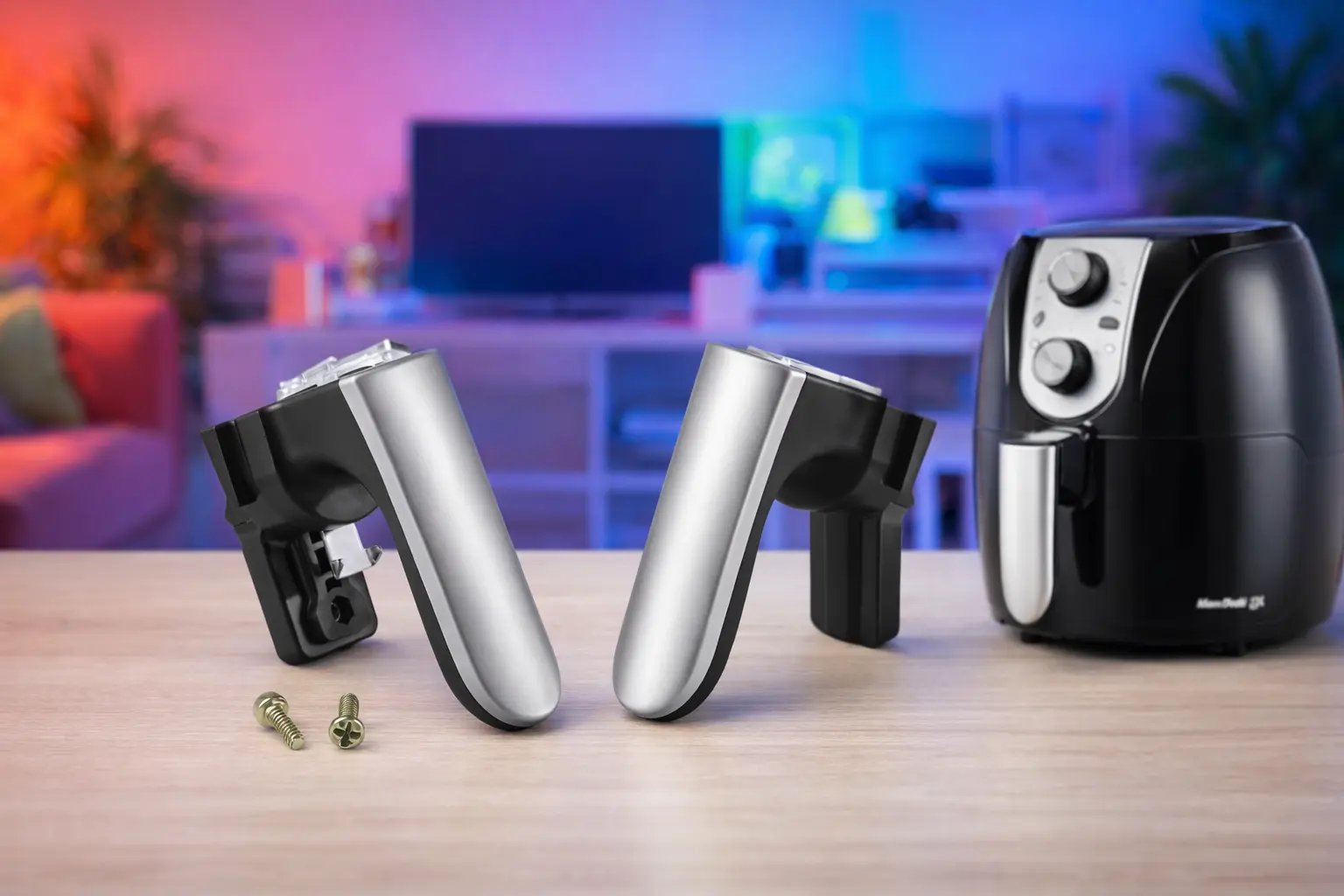 Air Fryer Mondial: 2 opções de puxador por modelo