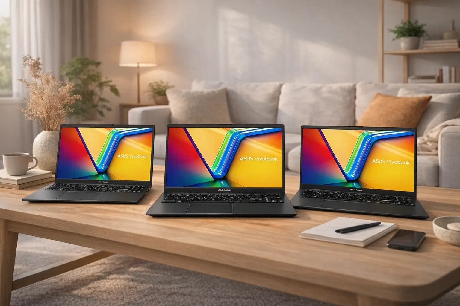 ASUS Vivobook 15 Ryzen 5: 3 opções para uso diário com clareza