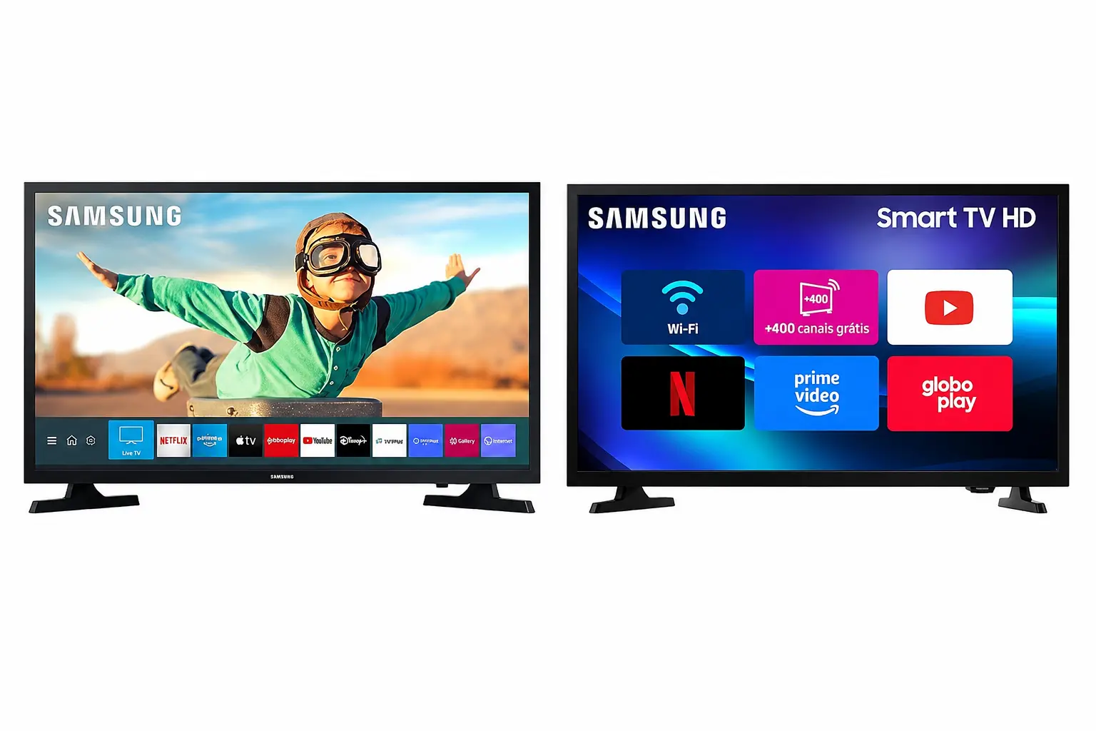 TV Samsung 32": 4 opções smart para streaming e uso diário