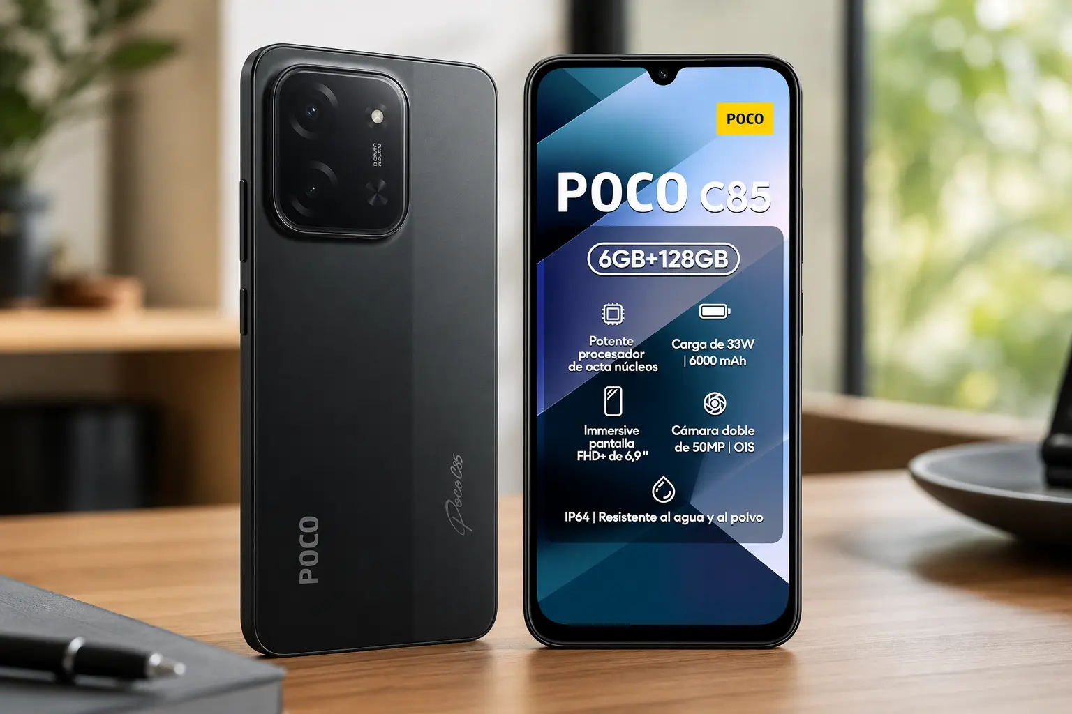 Poco C85 NFC: 3 versões para entender o que muda no uso