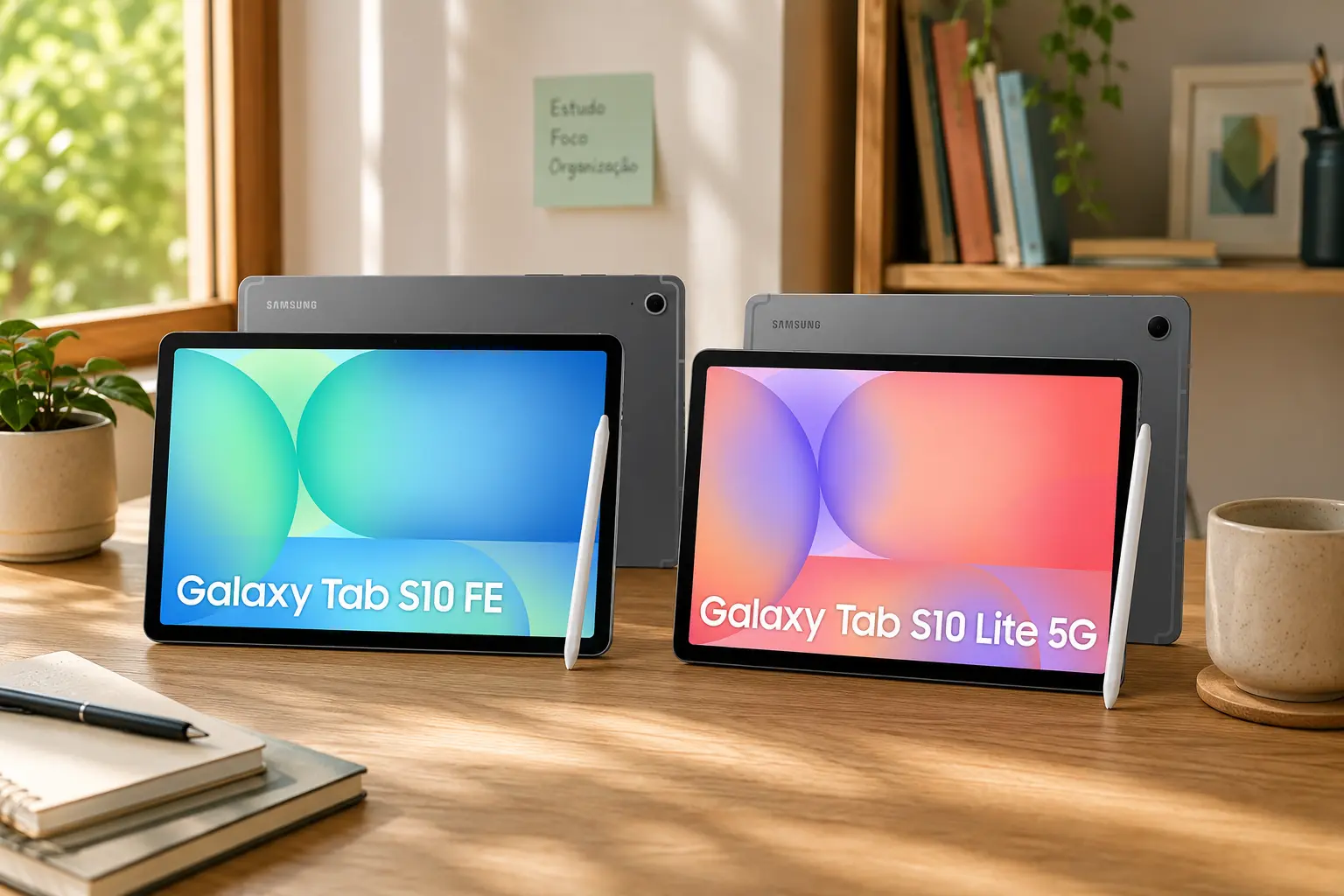 Galaxy Tab S10: 3 opções de 10,9" para estudo e rotina