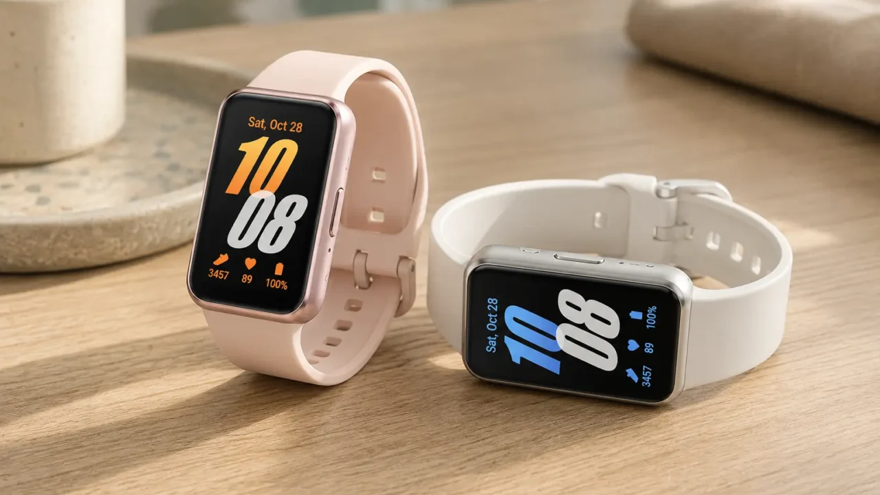 Smartwatch Galaxy Fit3: 2 versões para uso diário e treinos