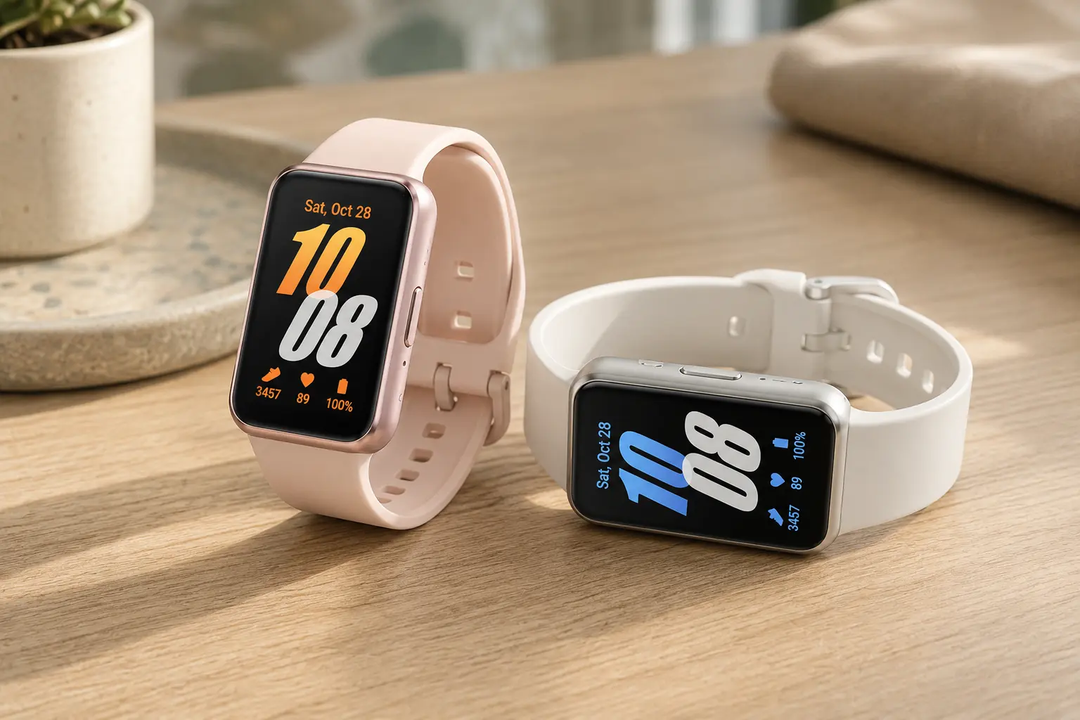 Smartwatch Galaxy Fit3: 2 versões para uso diário e treinos